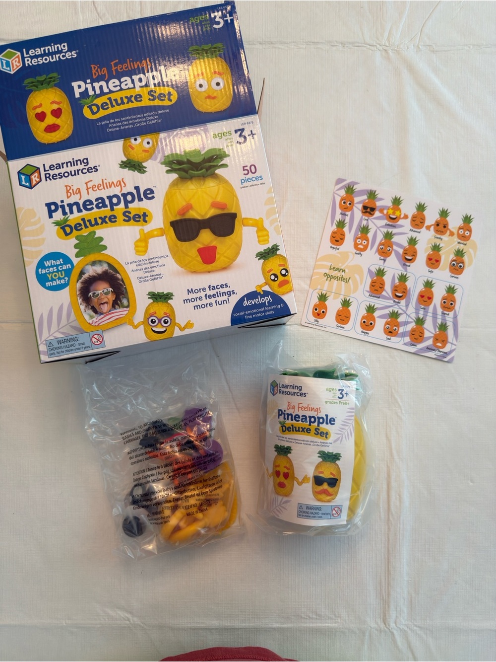 Learning Resources Big Feelings Pineapple Deluxe Set - Yellow